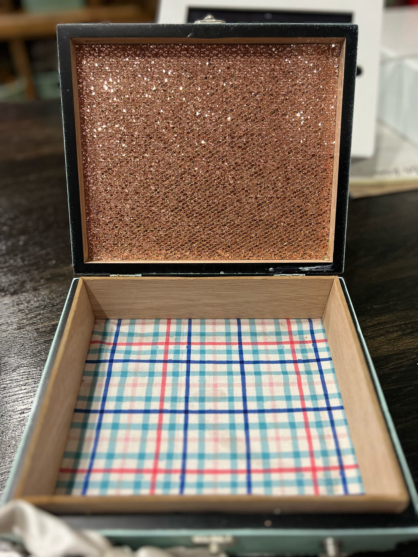 Oh Baby!, Cigar Box Purse -
Vintage Nursery Edition