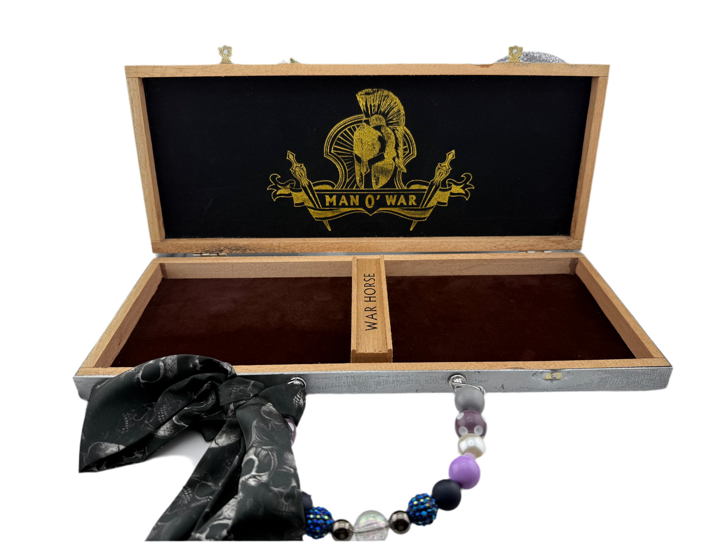 π€ Graveyard Cat Halloween Cigar Box Purse