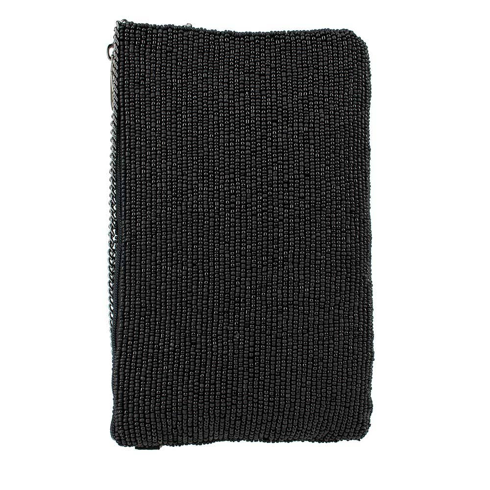 Make It Dirty Beaded Martini Glass Crossbody Phone Bag