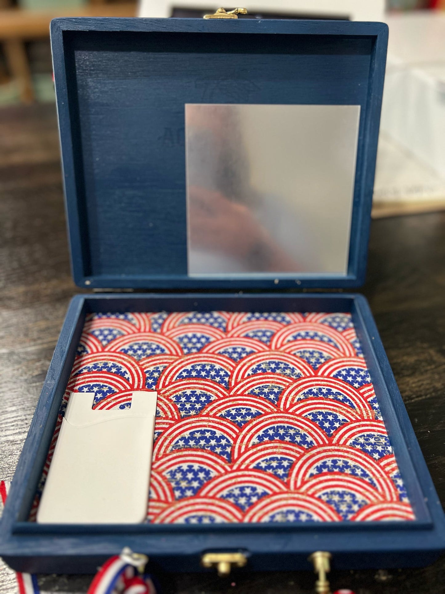 Freedom, Cigar Box Purse -
Patriotic & Proud Edition