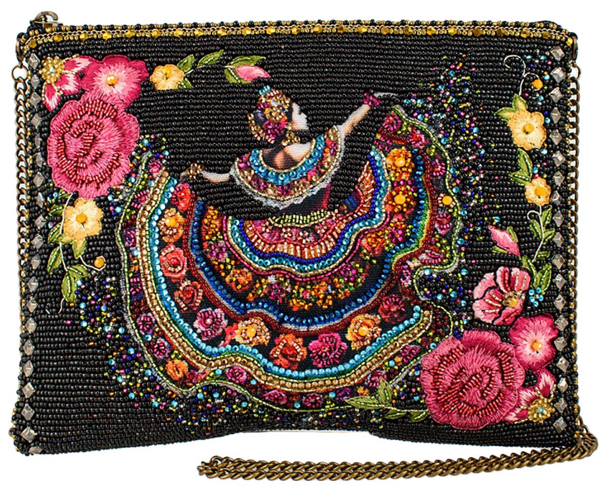 The Dancer Flamenco Colorful Beaded Embroidered Crossbody