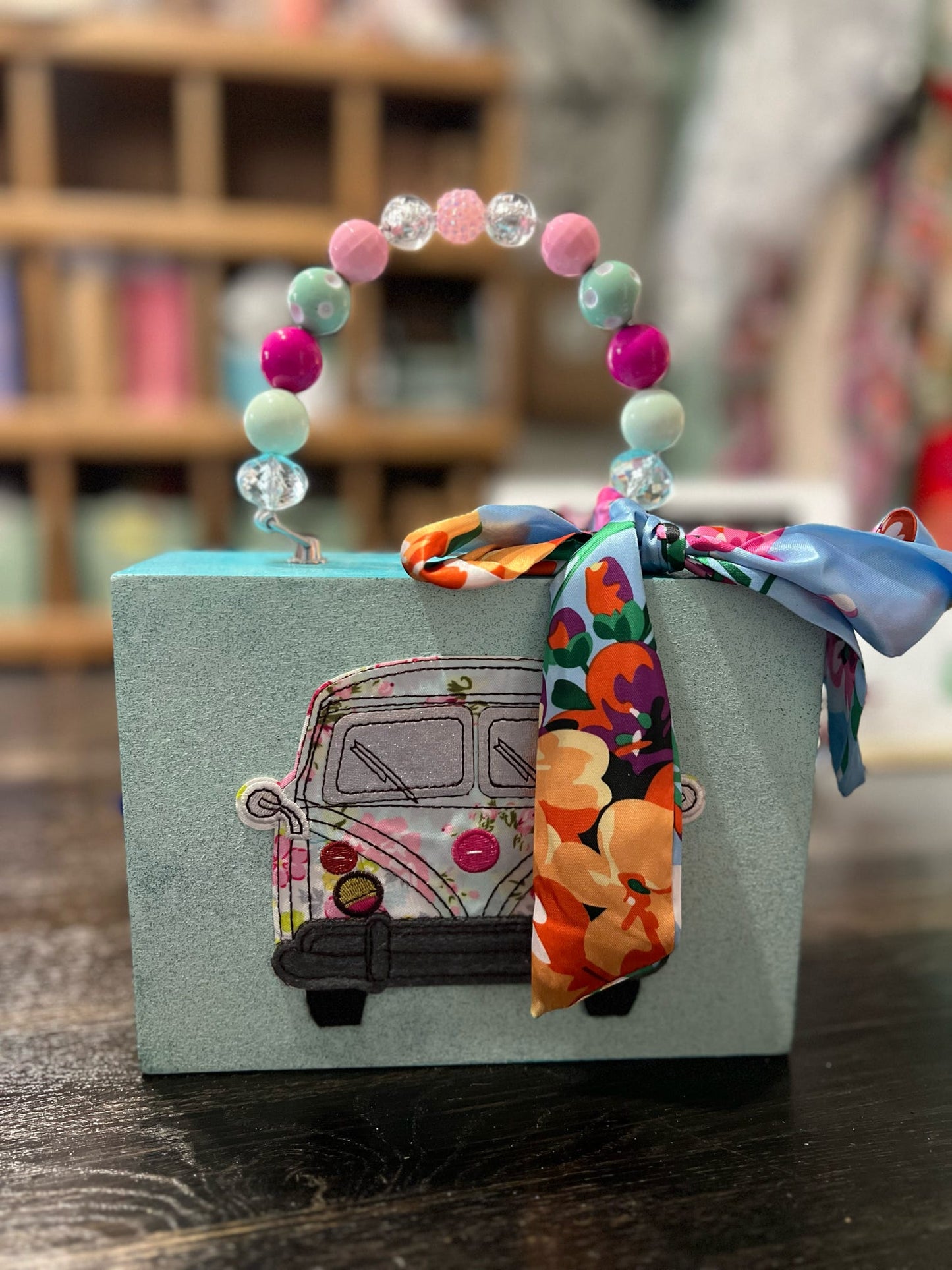 Flower Child, Cigar Box
Purse - Boho Road Trip Edition