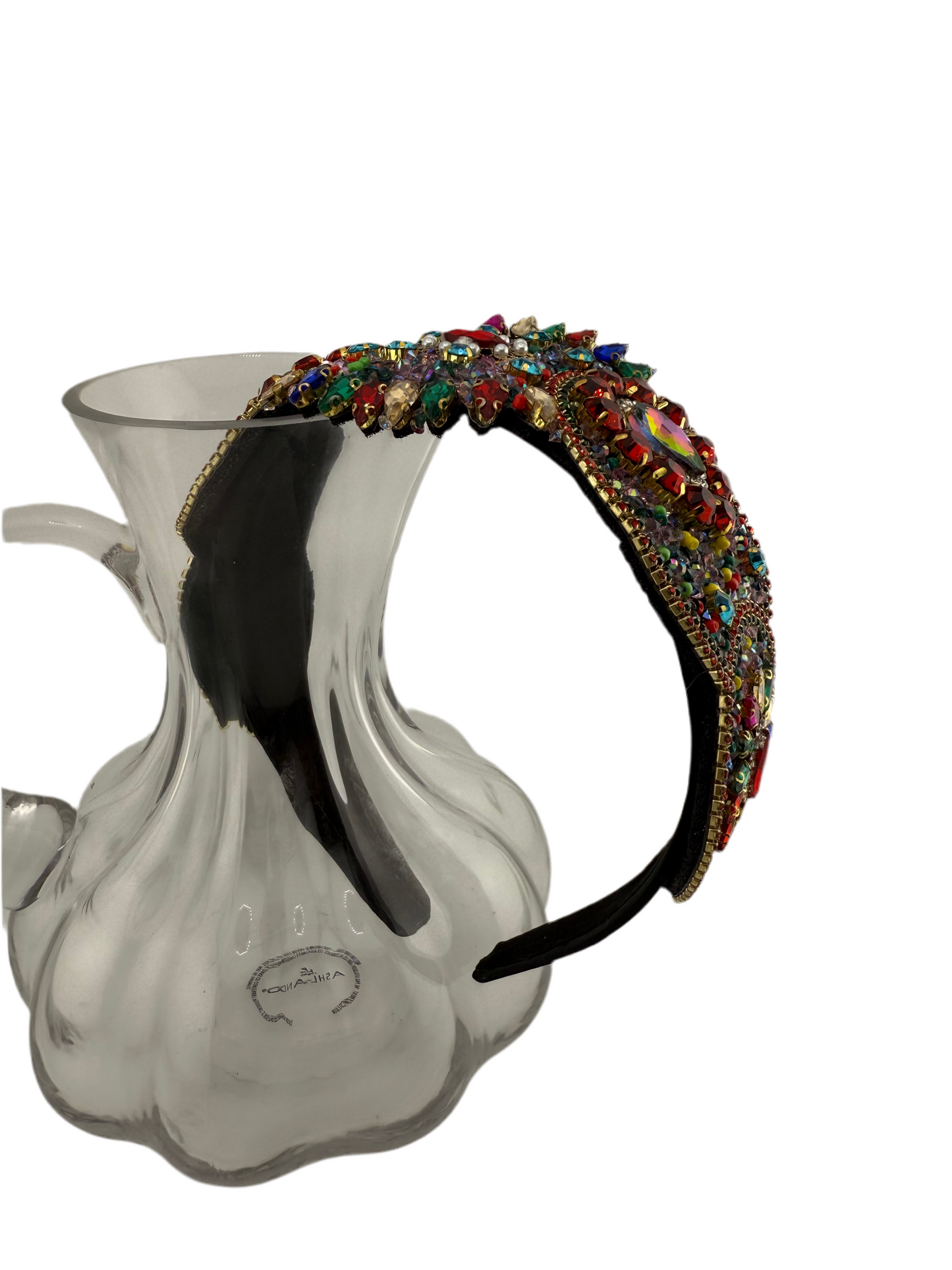 ✨ Crystal Statement Headband – Multicolor Rhinestone Crown Style