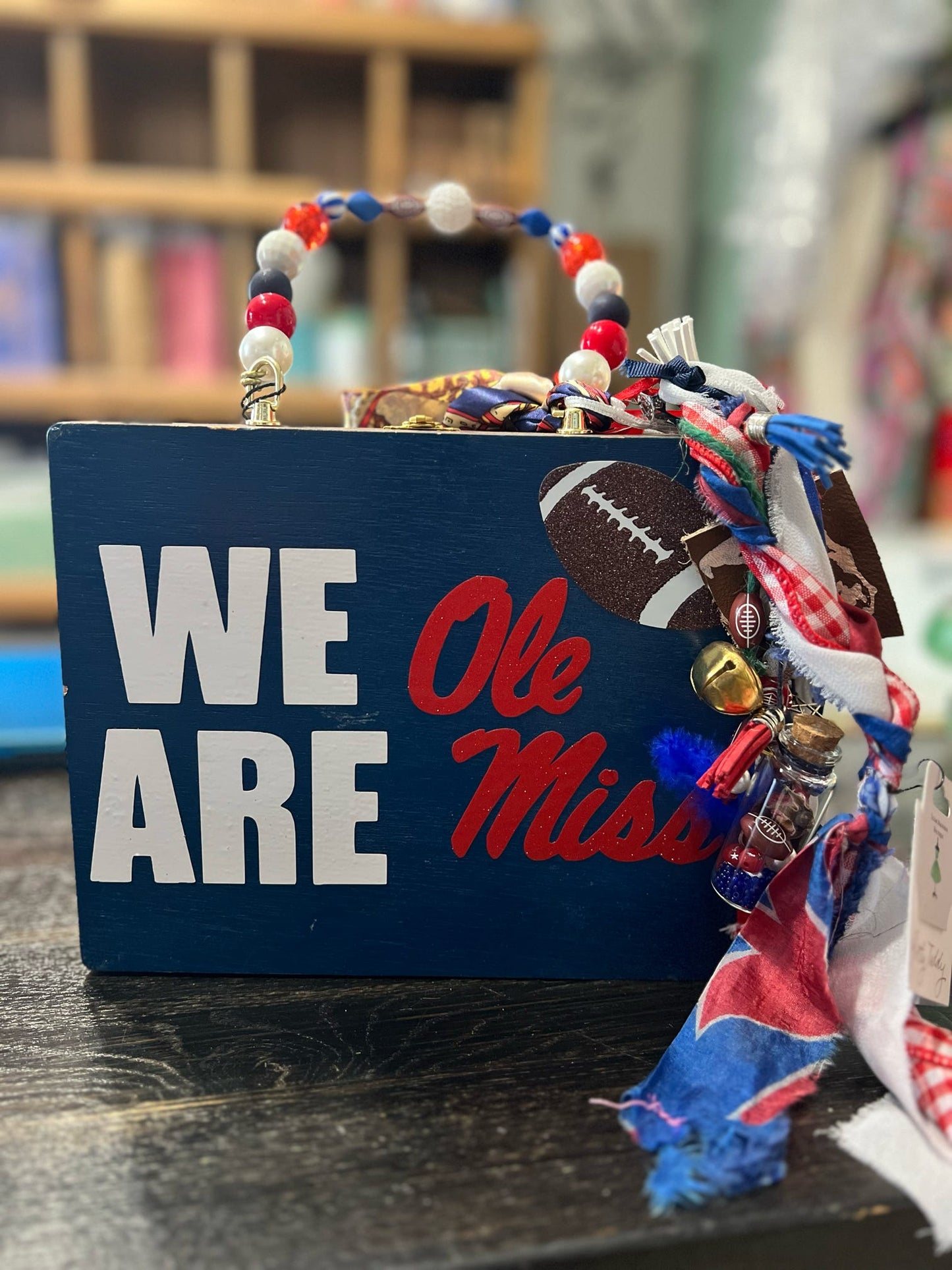 Ole Miss "We Are Rebels" Cigar
Box Purse