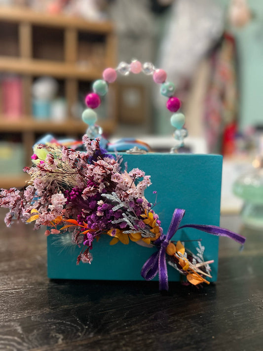 Flower Child, Cigar Box
Purse - Boho Road Trip Edition