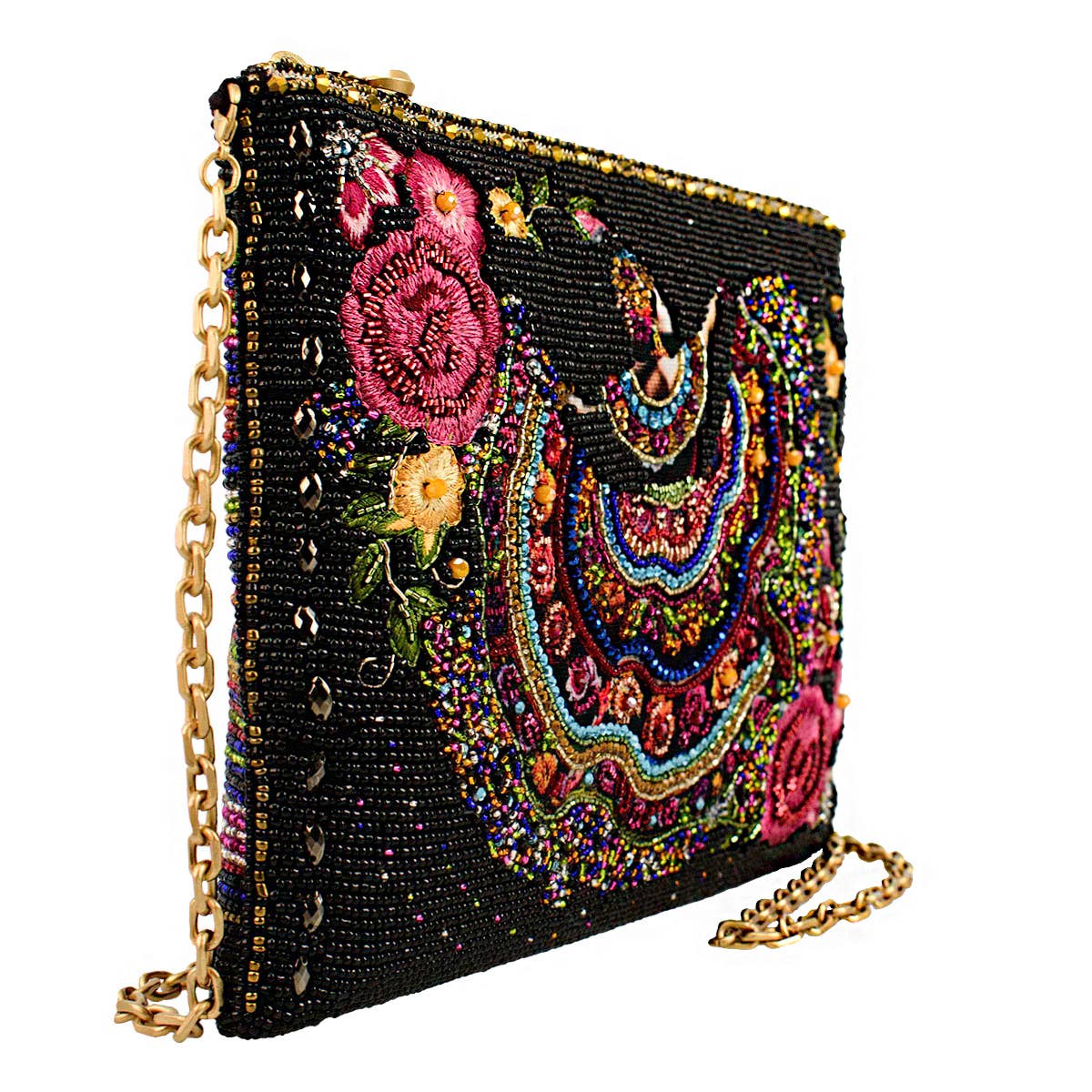 The Dancer Flamenco Colorful Beaded Embroidered Crossbody