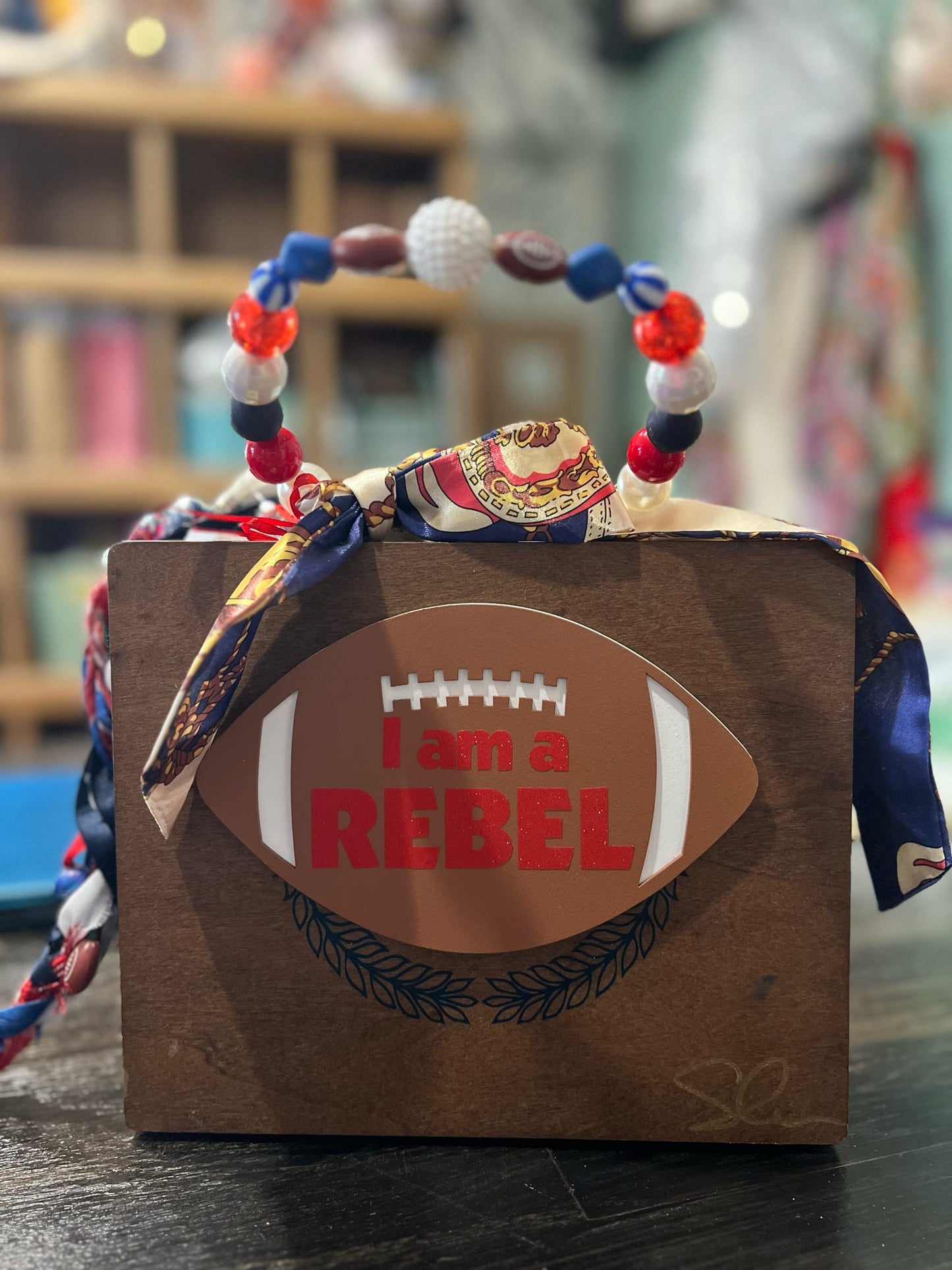 Ole Miss "We Are Rebels" Cigar
Box Purse