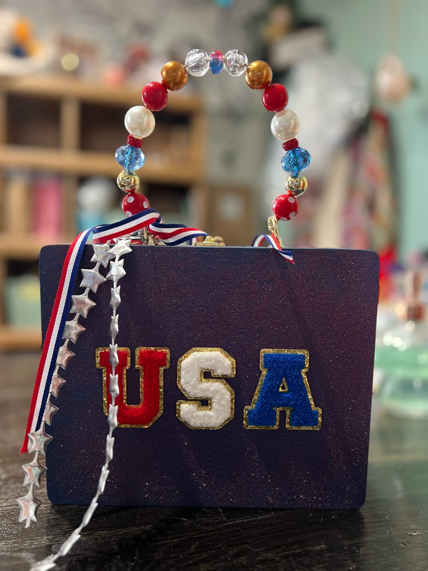 Freedom, Cigar Box Purse -
Patriotic & Proud Edition