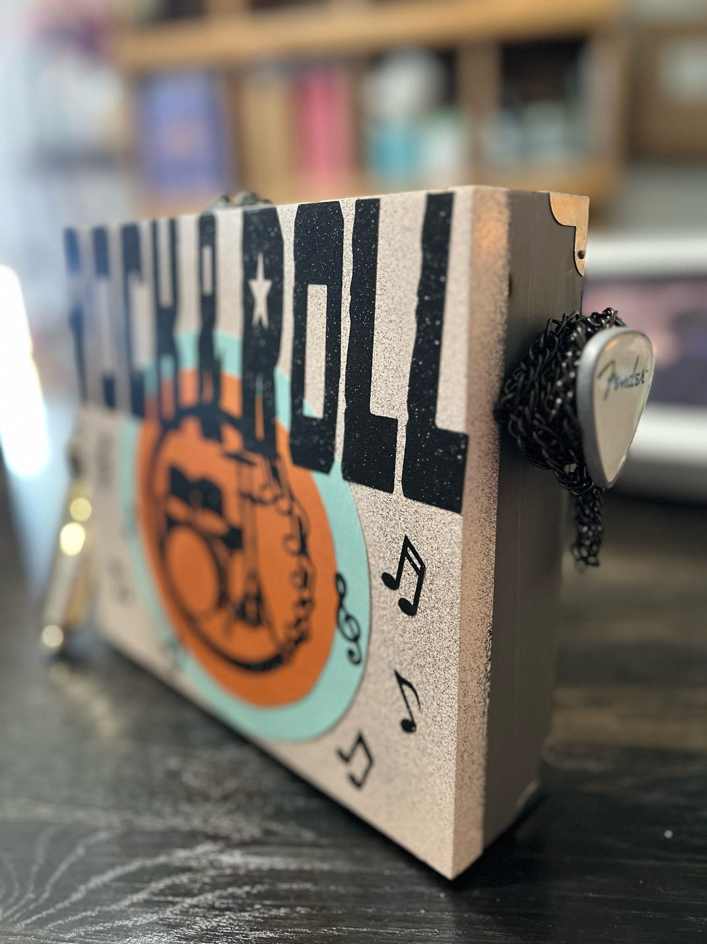 Rock & Roll Cigar Box Purse - One of a Kind!