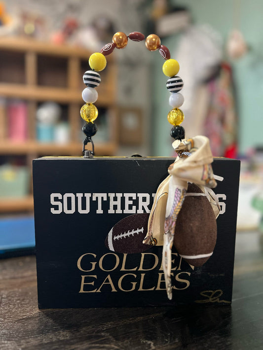 Southern Miss Golden
Eagles Cigar Box Purse