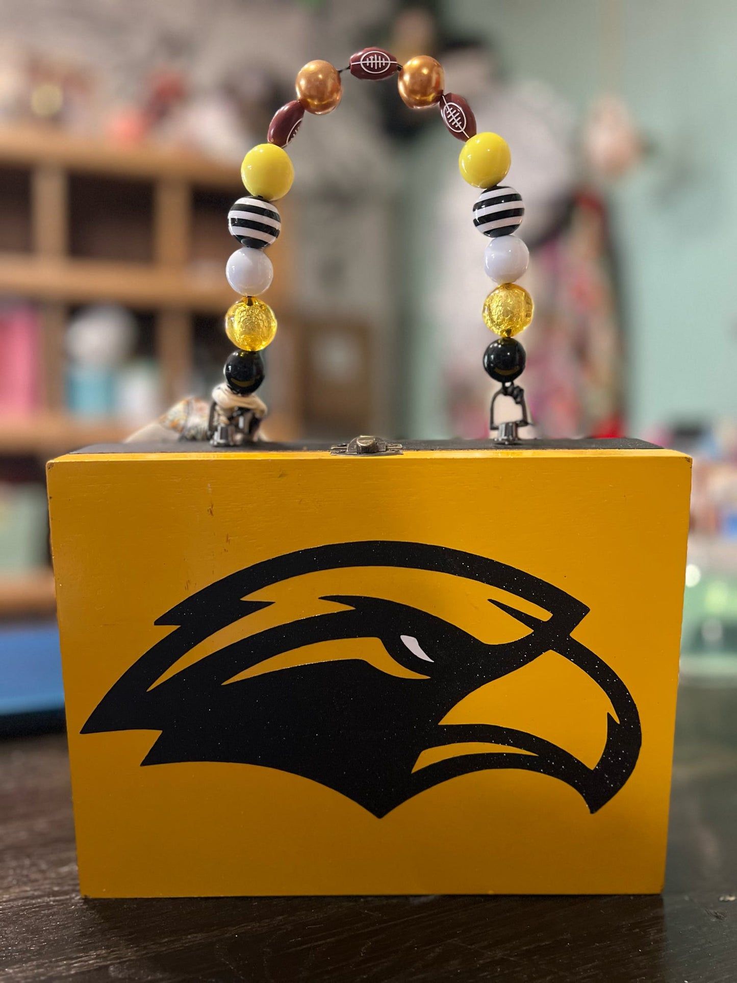 Southern Miss Golden
Eagles Cigar Box Purse