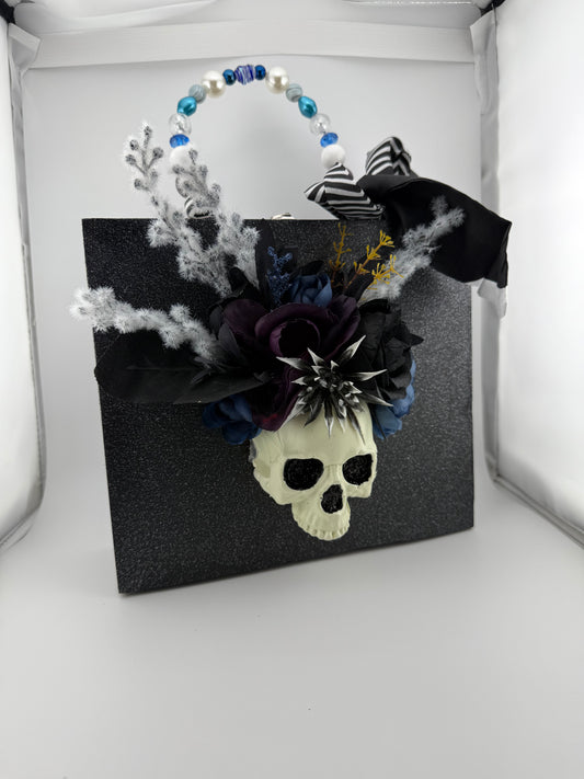 Spooky Skull Cigar Box Purse 🖤💀✨