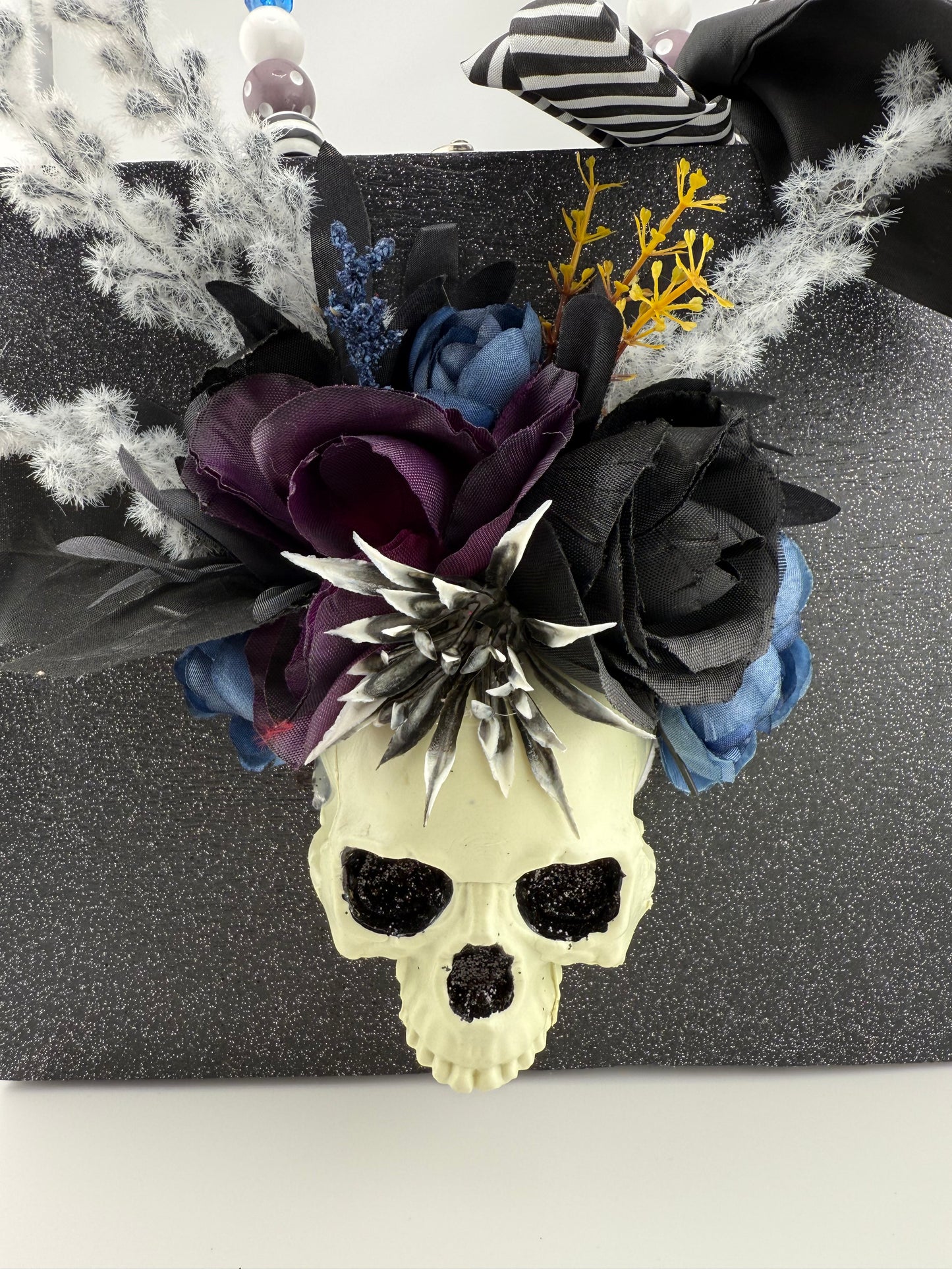 Spooky Skull Cigar Box Purse 🖤💀✨