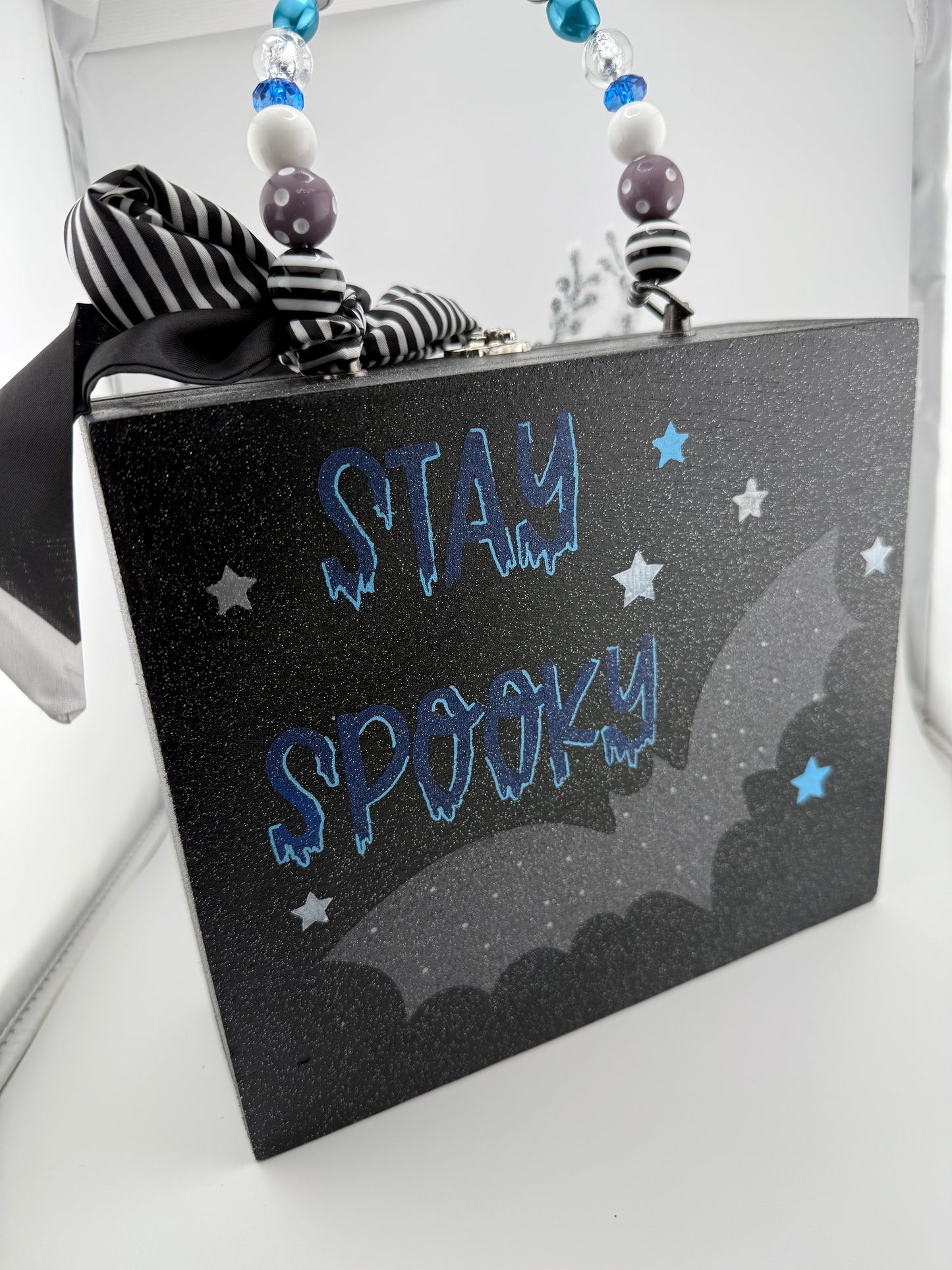 Spooky Skull Cigar Box Purse 🖤💀✨