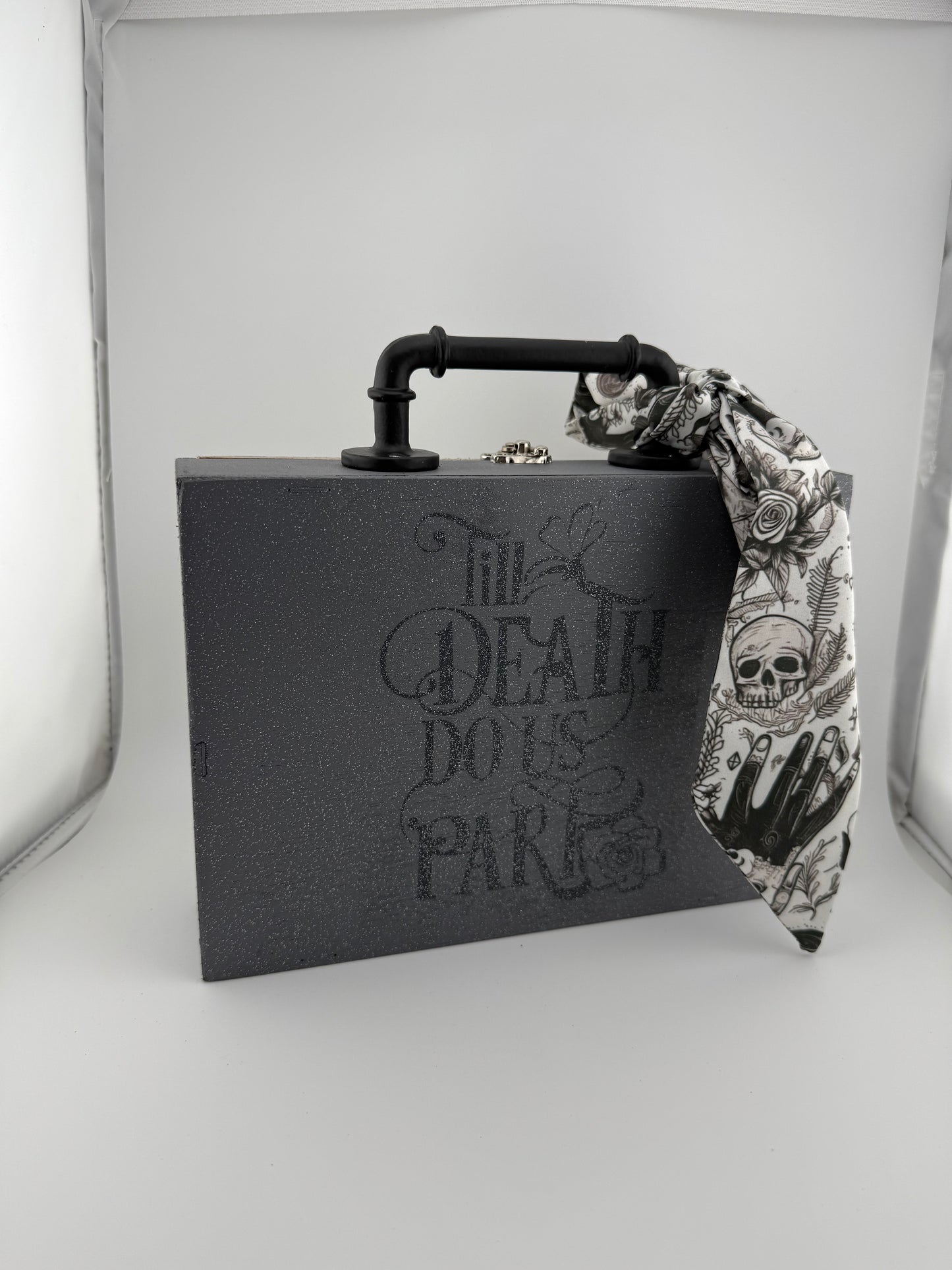 Till Death Do Us Part, Gothic Cigar Box Purse 🖤💀🌹