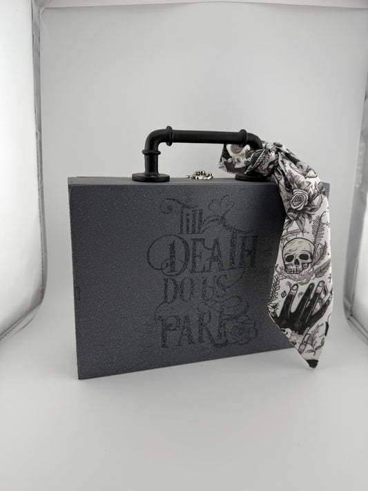 Till Death Do Us Part, Gothic Cigar Box Purse 🖤💀🌹