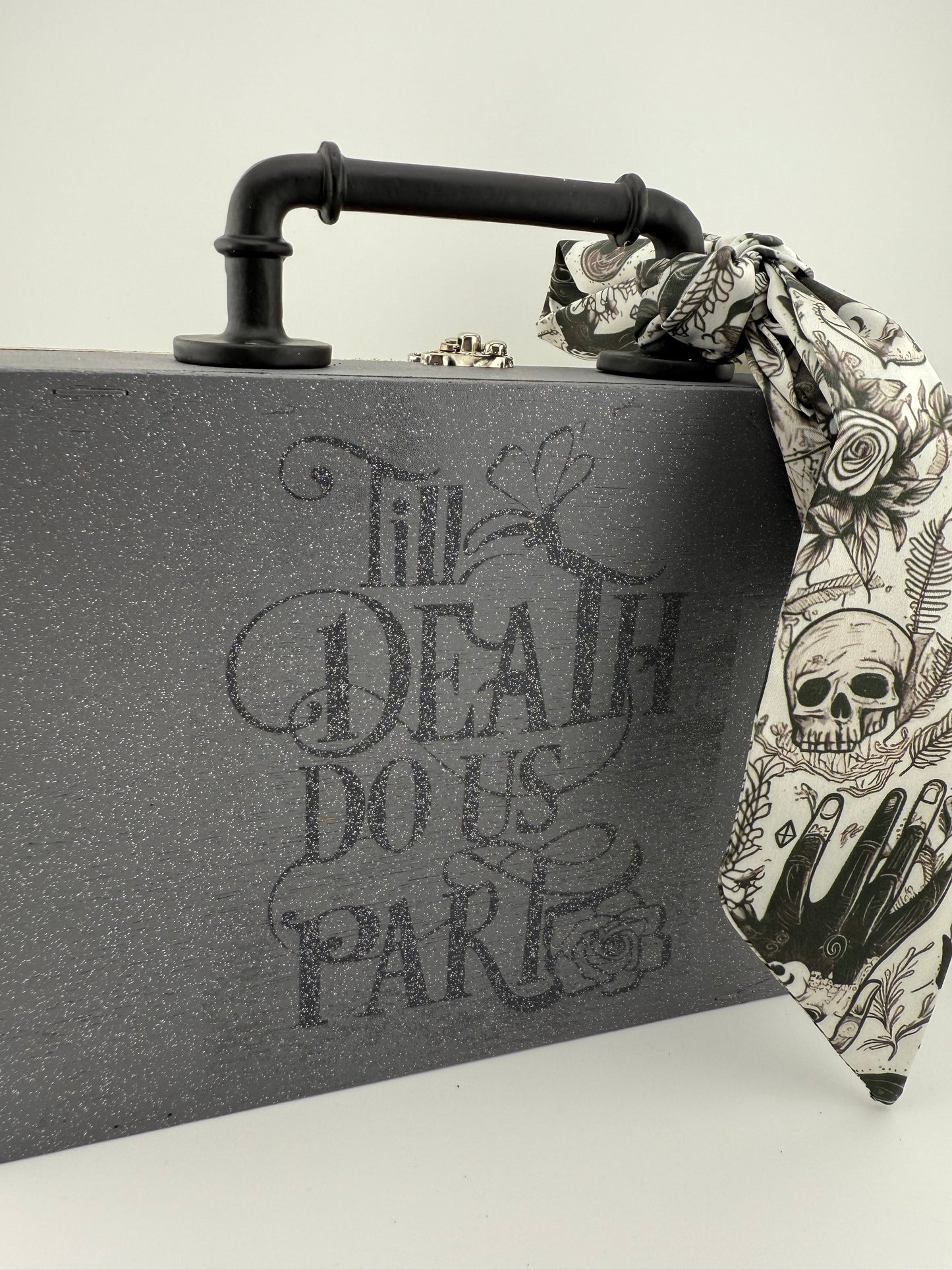 Till Death Do Us Part, Gothic Cigar Box Purse 🖤💀🌹