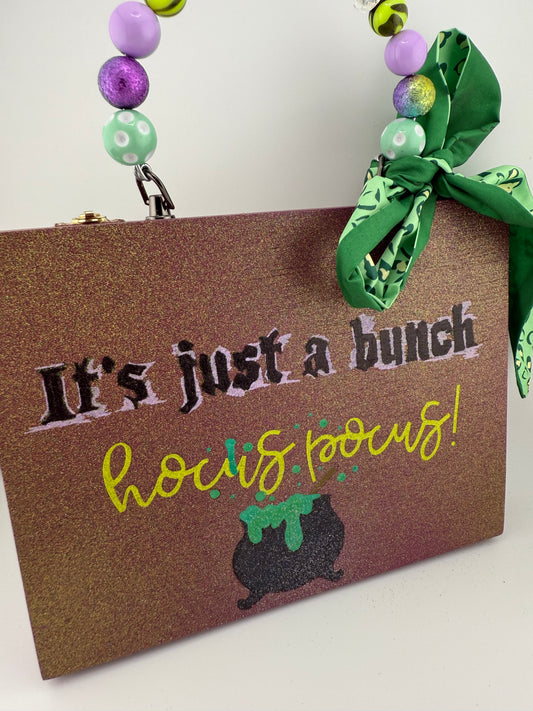 🎃 Hocus Pocus Cigar Box Purse
