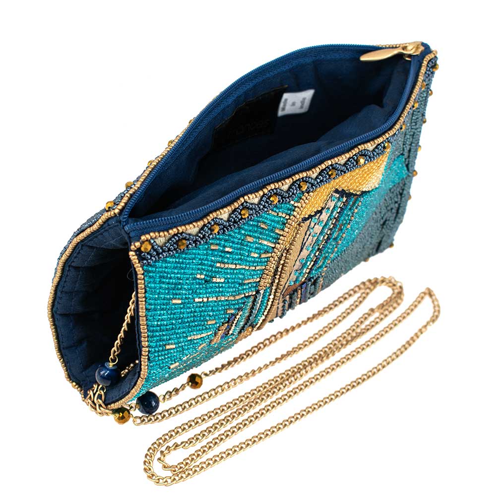 Midnight Cruise Beaded Cruise Ship Crossbody Phone Bag