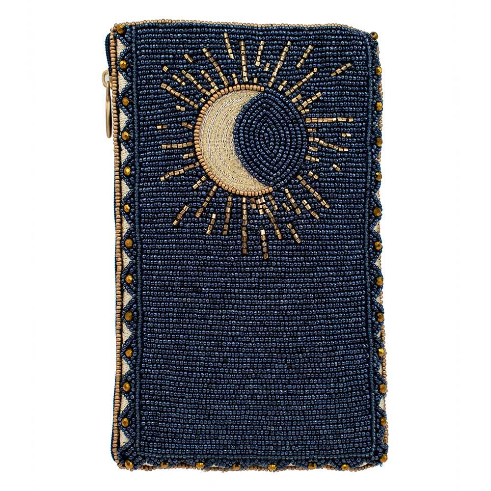 Midnight Cruise Beaded Cruise Ship Crossbody Phone Bag